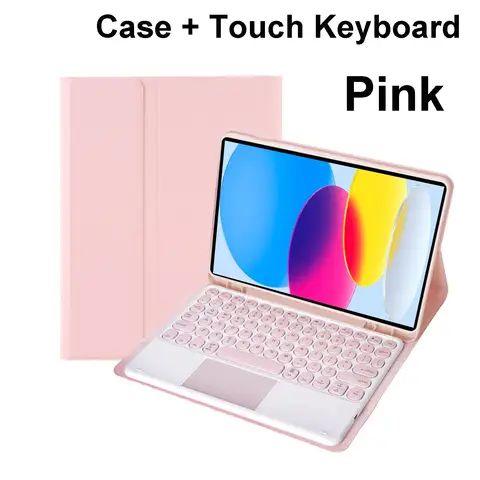 สําหรับ iPad 11th กรณีรุ่น 11 นิ้ว A16 2025, แป้นพิมพ์บลูทูธสําหรับ Apple iPad 11th Case 2025 Funda
