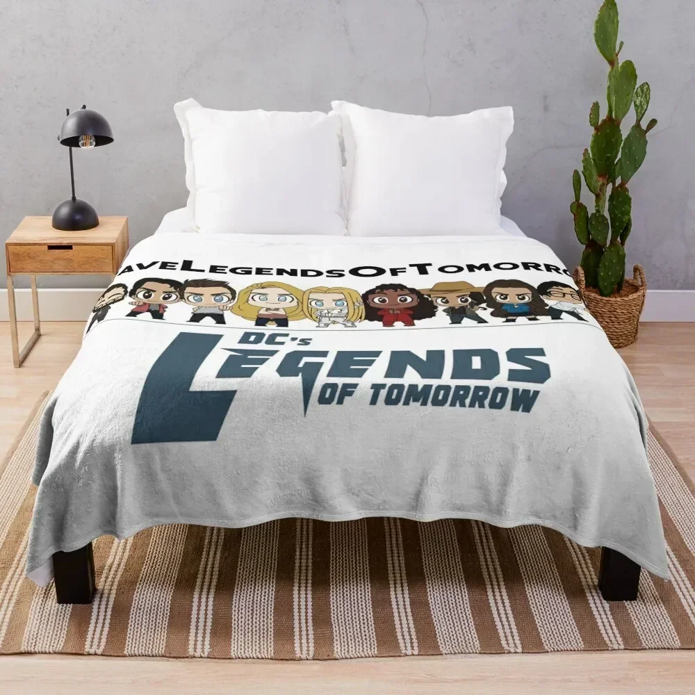 Save Legends Of Tomorrow - Group Throw Blanket Hairy wednesday Blankets