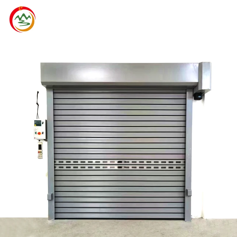 Factory Customized Hard Fast Rolling Shutter High Speed Door/ High Speed Aluminum Foam Spiral Door/Hard Fast Rolling Up Door