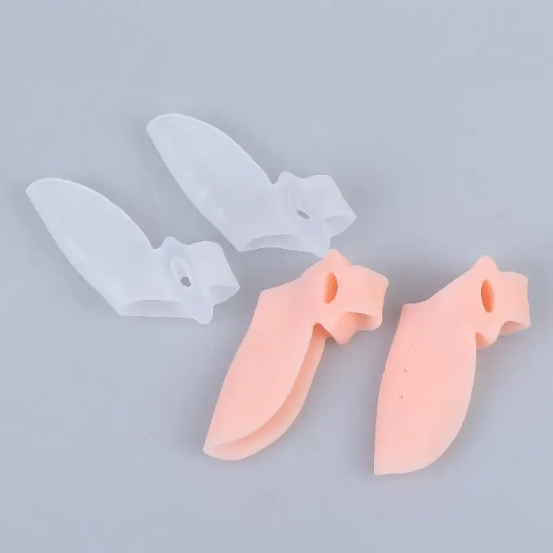 NEW Silicone Toe Separators 1Pair Ultra‑Soft Foot Care Tools Comfort Hygiene Toe Spacers For Nighttime Home Relax Foot Relief