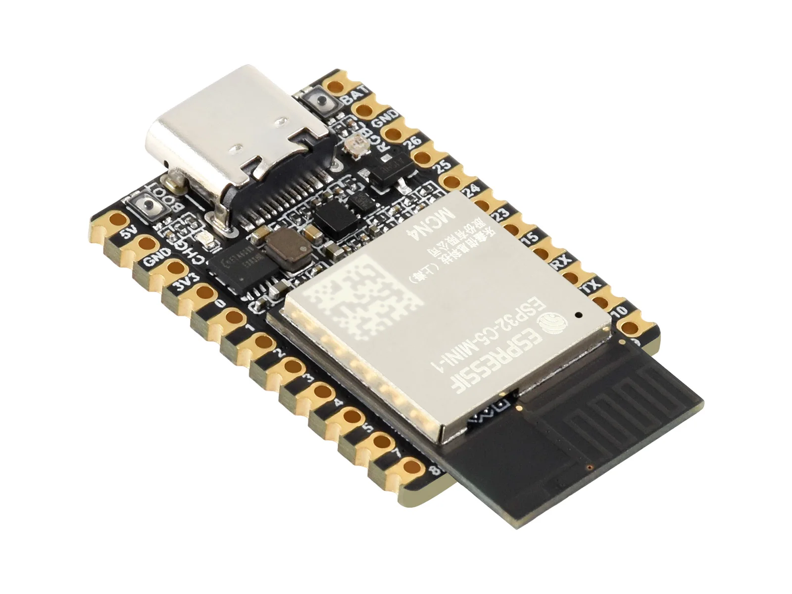 ESP32-C5 Mini Dual-band Wi-Fi 6 Development Board, 240MHz Single-core Processor, Onboard ESP32-C5-MINI-1 Series Module