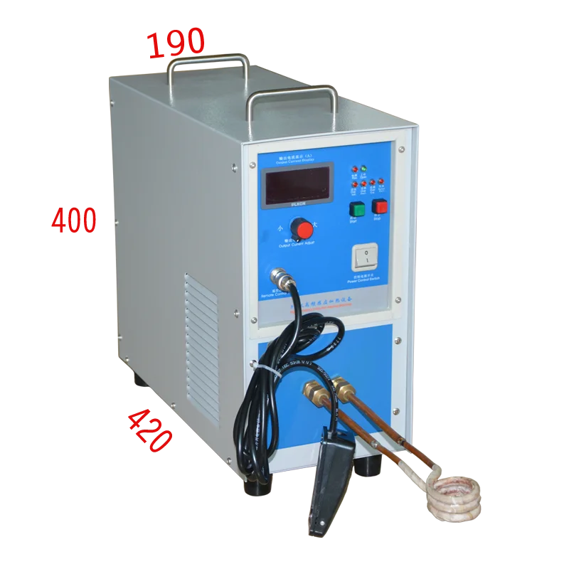 Induction Heating  Metals Melting Machine with Crucible for Melting Gold Silver Brass Copper Iron  Etc with Pro-long Cable