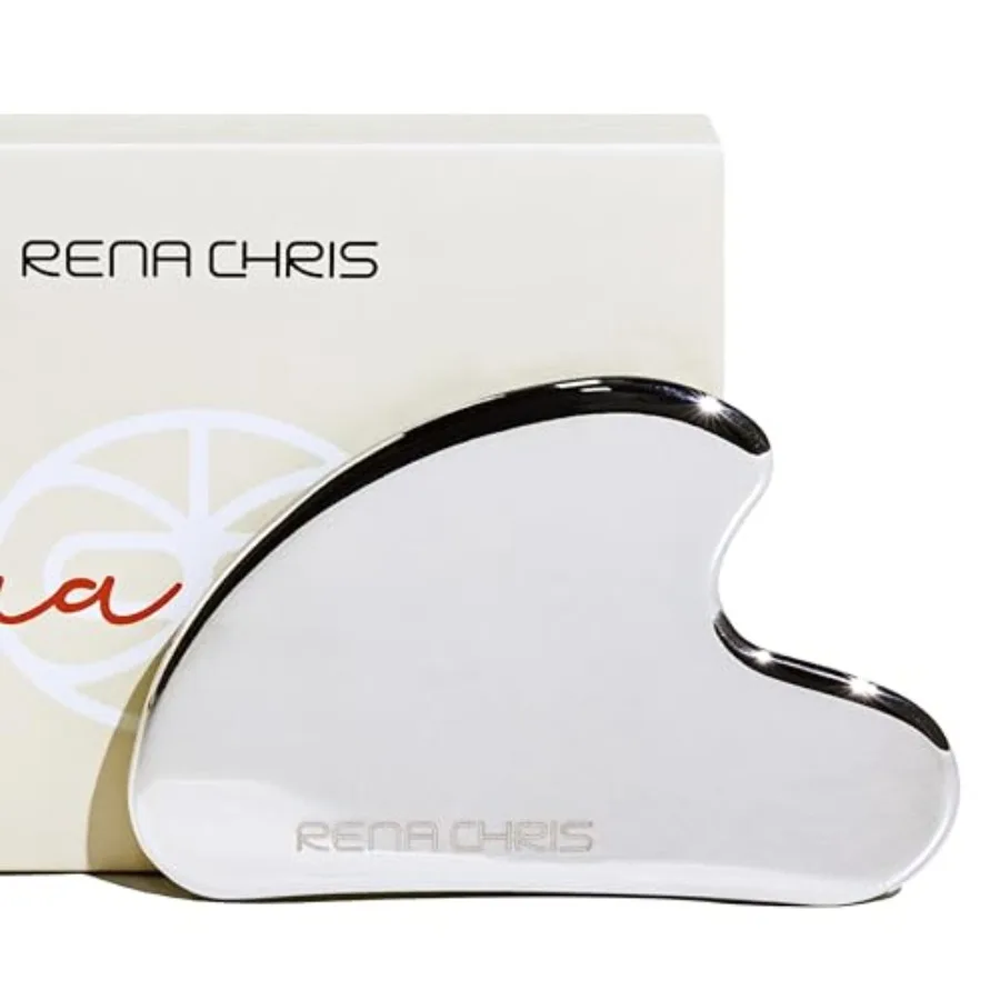 

Gua Sa Facial Tools: Stains Steel Guasa Tool Face Acupuncture Terapy, Facial Masr Jawline ing and Puffin Reducing Sier