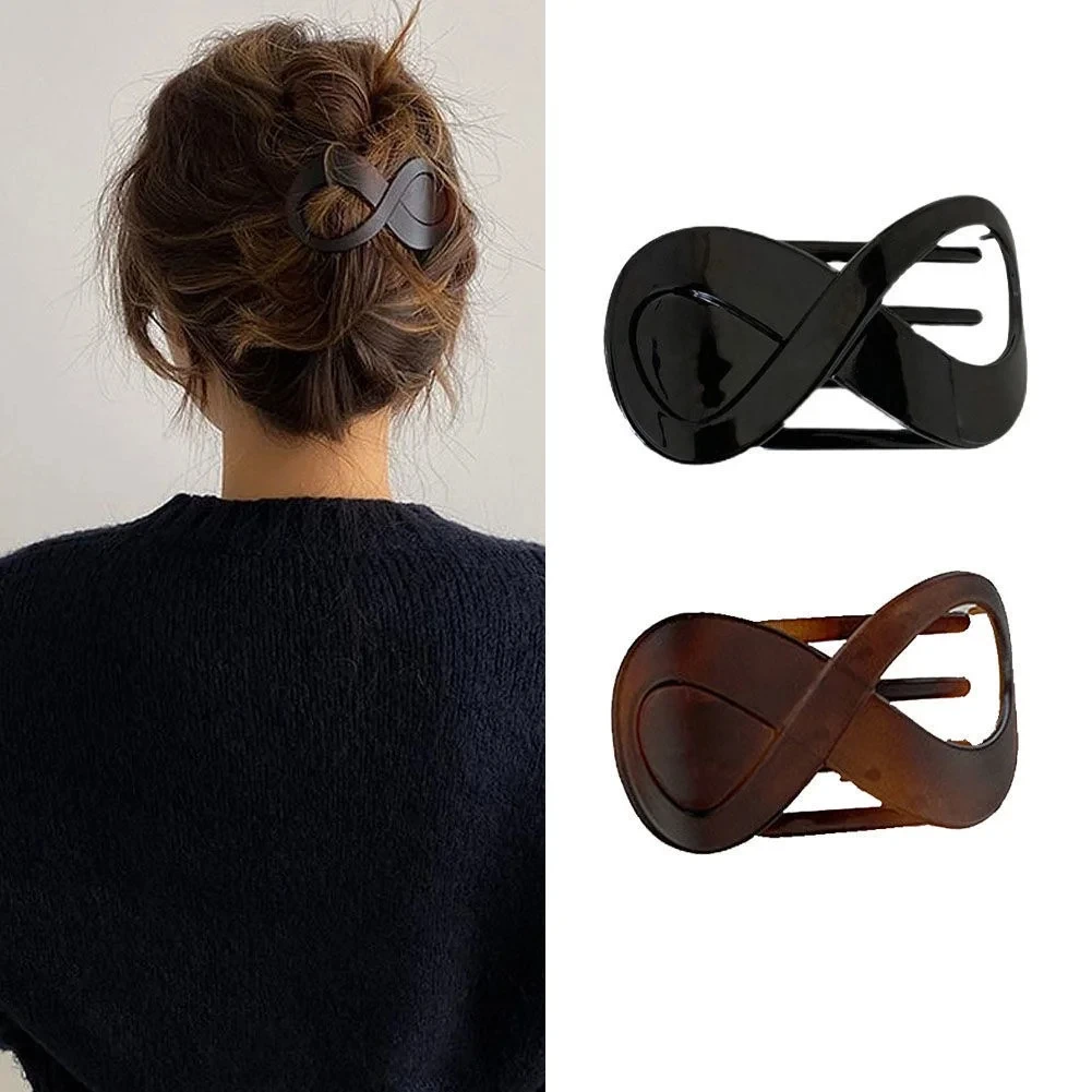 Pinza de pelo de moda para mujer, pinza de pelo con figura de temperamento, horquillas de Cabeza trasera de sentido mayor, accesorios para el cabello para niña, nuevo