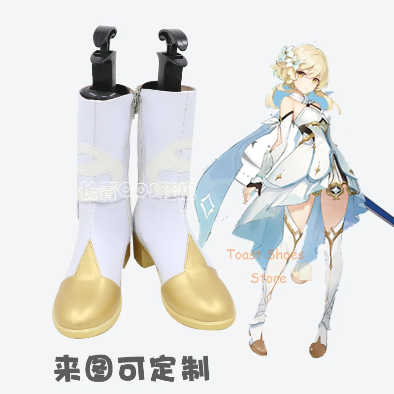 Lumine Genshinimpact Cosplay Komisch Anime Spel Voor Con Halloween Party Cosplay Kostuum Prop Schoenen