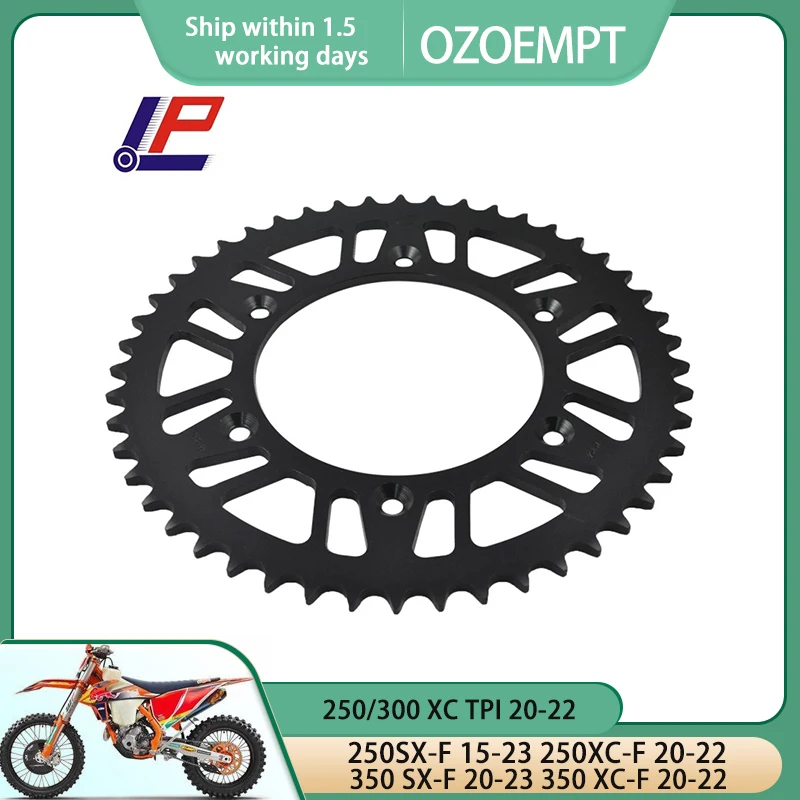 

OZOEMPT 520-51T Motorcycle Rear Sprocket Apply to 250SX-F 15-23 250/300 XC TPI 20-22 250XC-F 20-22 350 SX-F 20-23 350 XC-F 20-22