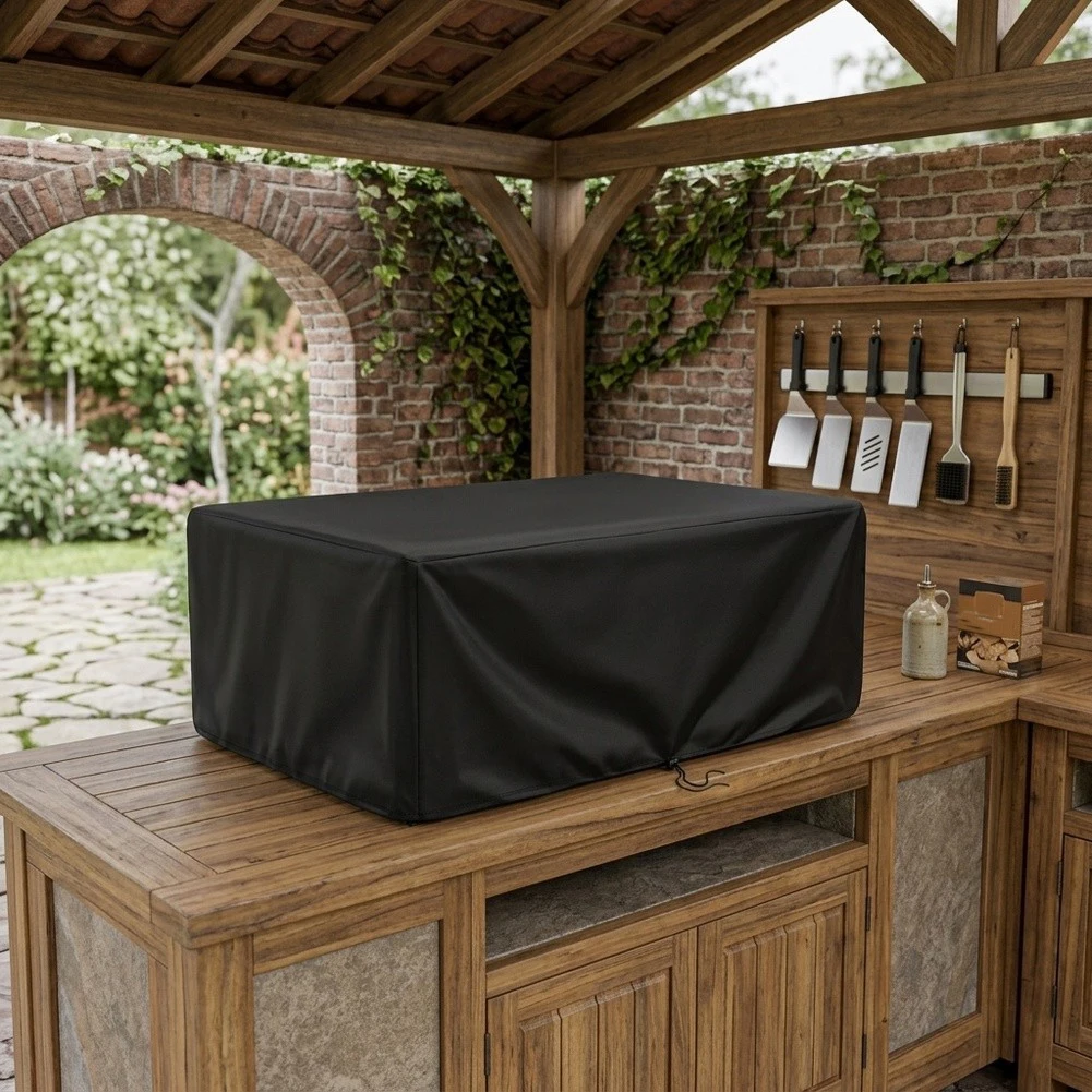 210D Grill Cover Tabletop Griddles Protection – Dustproof And For Weather-Resistant! Baking Tray Dust Covers
