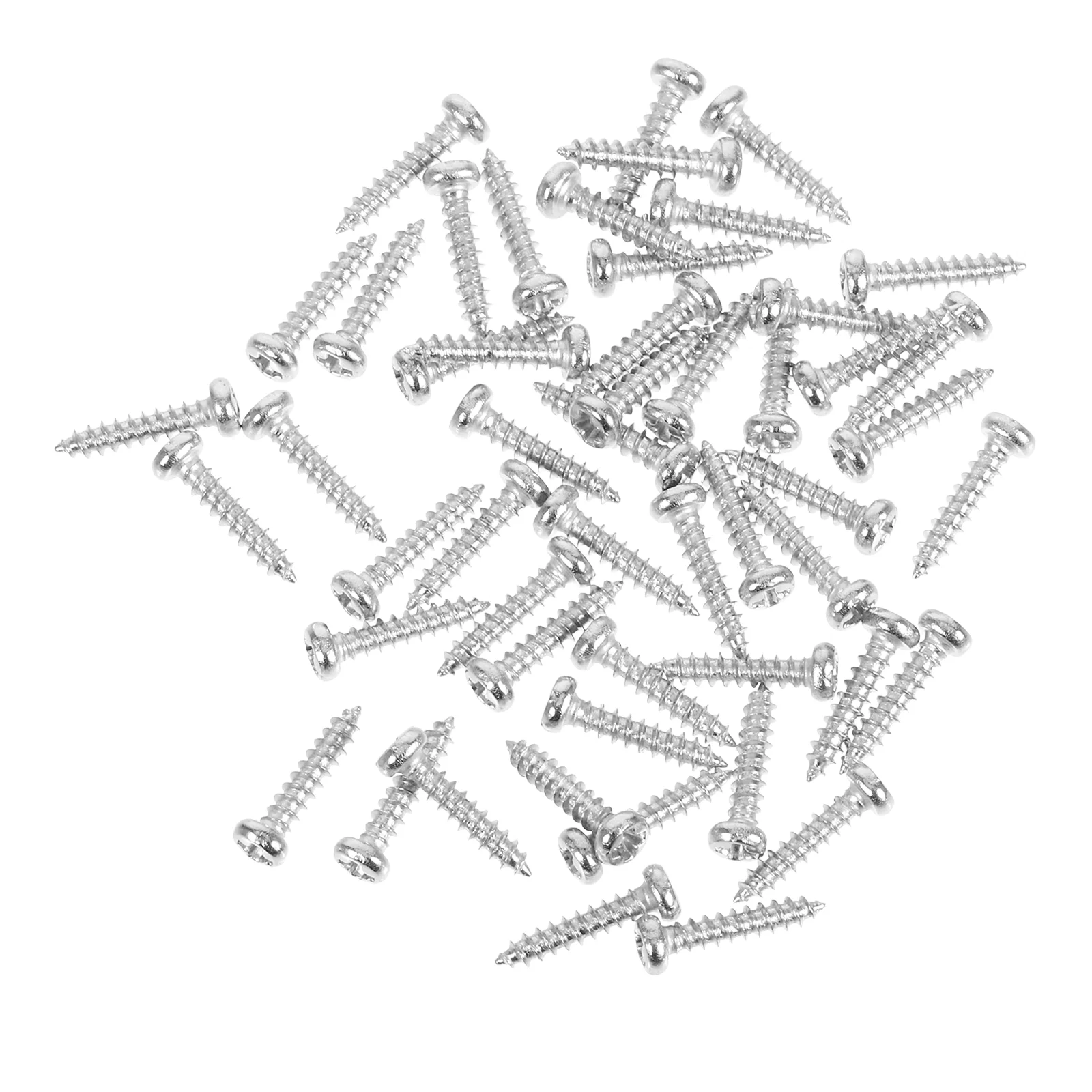 50 PCS Saddle Bridge Screws Bass Guitar Mechanic Cord Tassels for Blinds Tuning Pegs