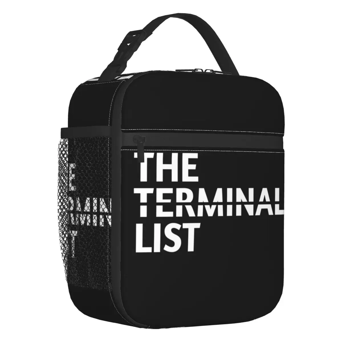 

The Terminal List Logo TV Series Portable Lunch Boxes Leakproof Cooler Thermal Food Insulated Lunch Bag School Children Student