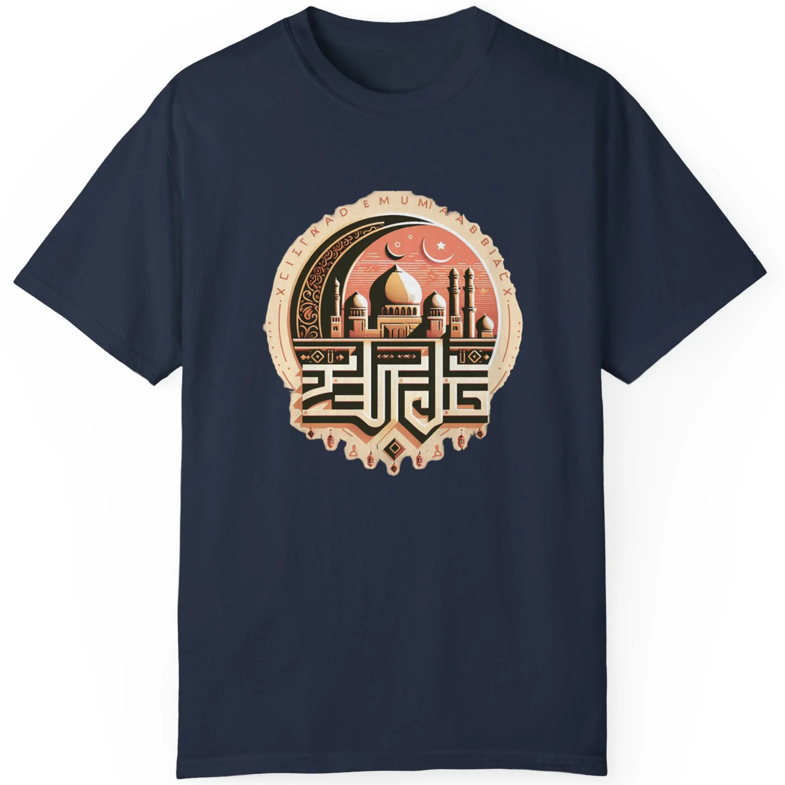 Eid Mubarak Flyer Muharram Fashion Gift Unisex T-Shirt S-5XL