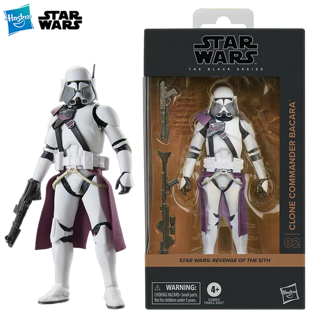 

[В наличии] Hasbro Star Wars The Black Series Clone Commander Bacara (G0883) Фигурка в масштабе 6 дюймов Коллекция моделей игрушек