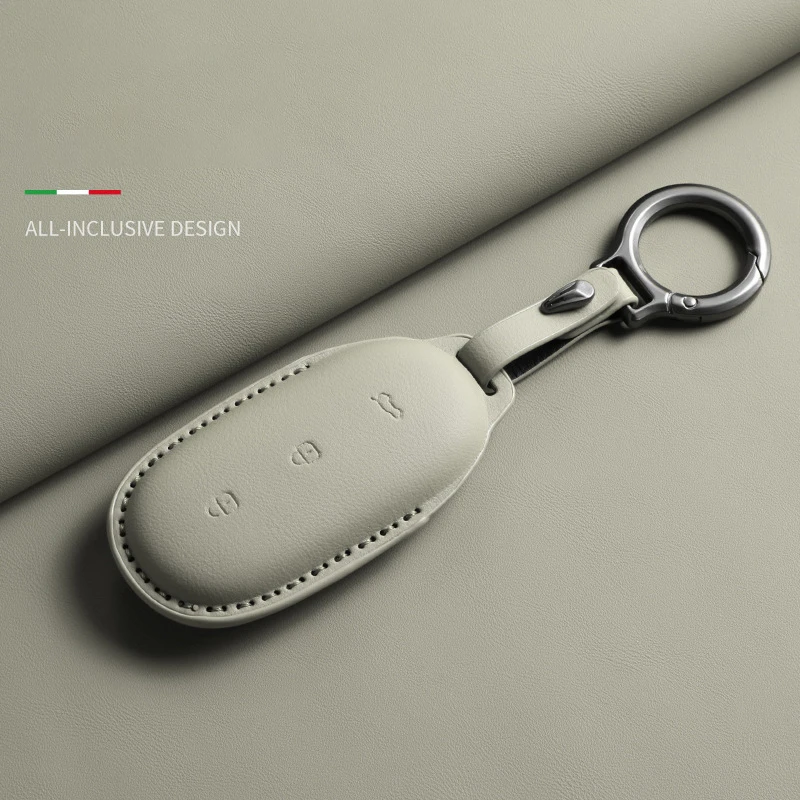 

Кожаный чехол для автомобильного ключа для Li Auto L6, L7, L8, L9, LiXiang One, LiXiang L6, L7, L8, L9, чехол-брелок для ключей, аксессуар для автомобиля