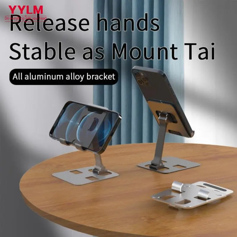 Foldable Mobile Desktop Mobile Phone Stand For iPad iPhone 13  Smartphone Support Tablet Desk Cell Phone Portable Holder Bracket