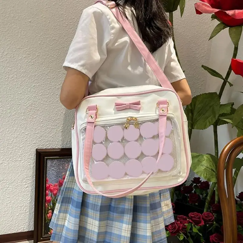 2023 حقيبة كروسبودي للفتيات في سن المراهقة سعة كبيرة حمل حقيبة JK موحدة حقيبة يد حقيبة مدرسية تنوعا حقيبة ساعي حقائب الكتب 20CA