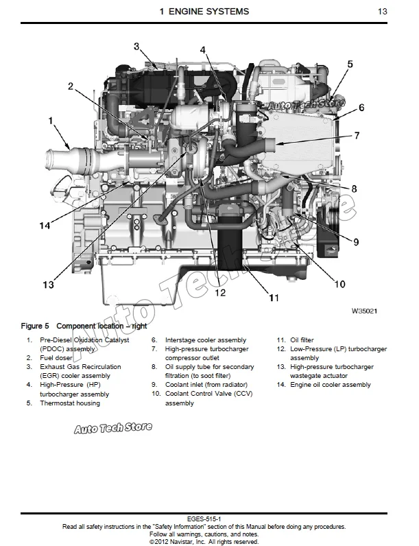For Navistar Truck Service Documents 2021 PDF