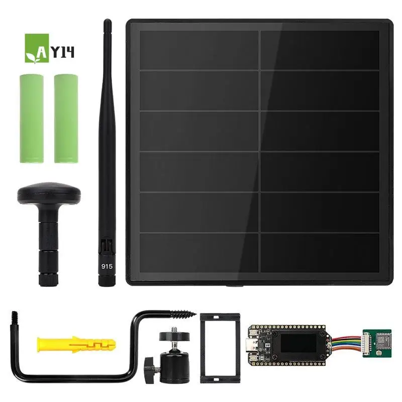 

AY14-D5L H3 Meshtastic Solar Powered Heltec Lora 32 V4 ESP32 с GPS-антенной, Lora, Wi-Fi, Bluetooth, низкое энергопотребление, солнечная сетевая связь