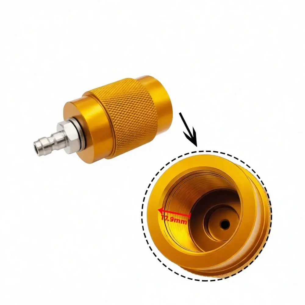 Portable G5 8 Female Thread To 8mm Quick Release Fitting For Scuba Oxygen Tank And CO2 Cylinder Gas Pressure System