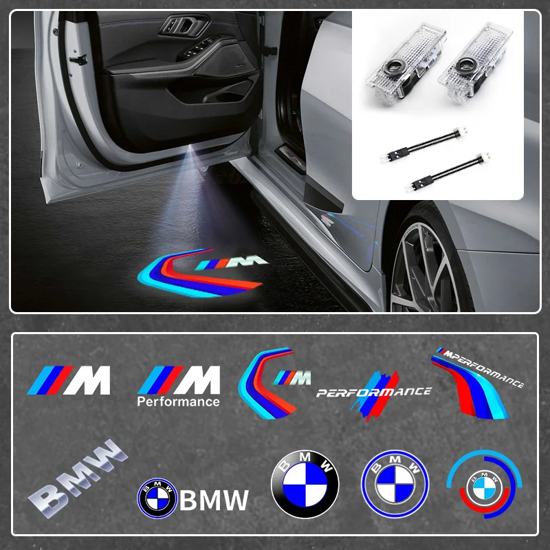 

2Pcs LED Car Interior Decoration Lamp Door Light Bulb For BMW X1 X3 X4 X5 E46 M1 E90 M2 M3 M5 M6 E87 M Power F20 E60 Accessories