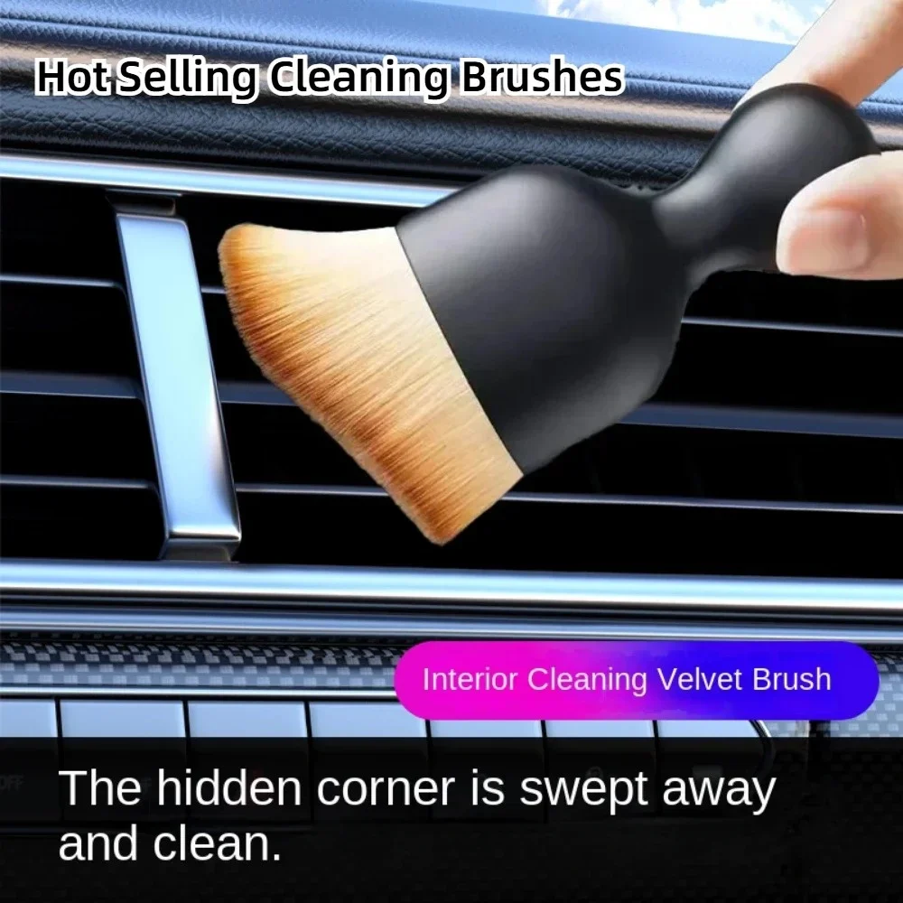 Auto Innen Reinigung Pinsel Conditioner Air Outlet Reinigung Pinsel Weichen Borsten Staub Entfernung Detaillierung Pinsel Auto Reinigung Werkzeug