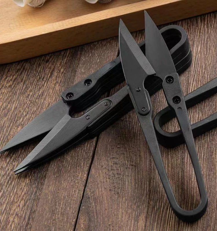 Practical Sewing Scissors Nippers U Shape Clippers Yarn Carbon Steel Embroidery Craft Tailor Scissors Convenient Shears