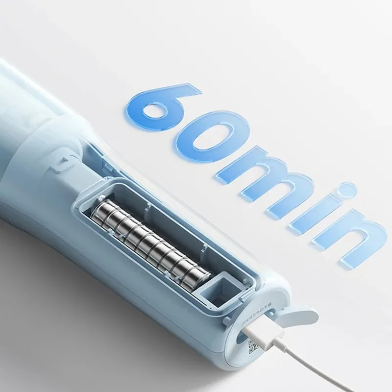 NEW MIJIA Children Hair Clipper With Hair Suction Function 60min Endurance IPX7 Waterproof Round Bead Knife Tip Baby Barber CN