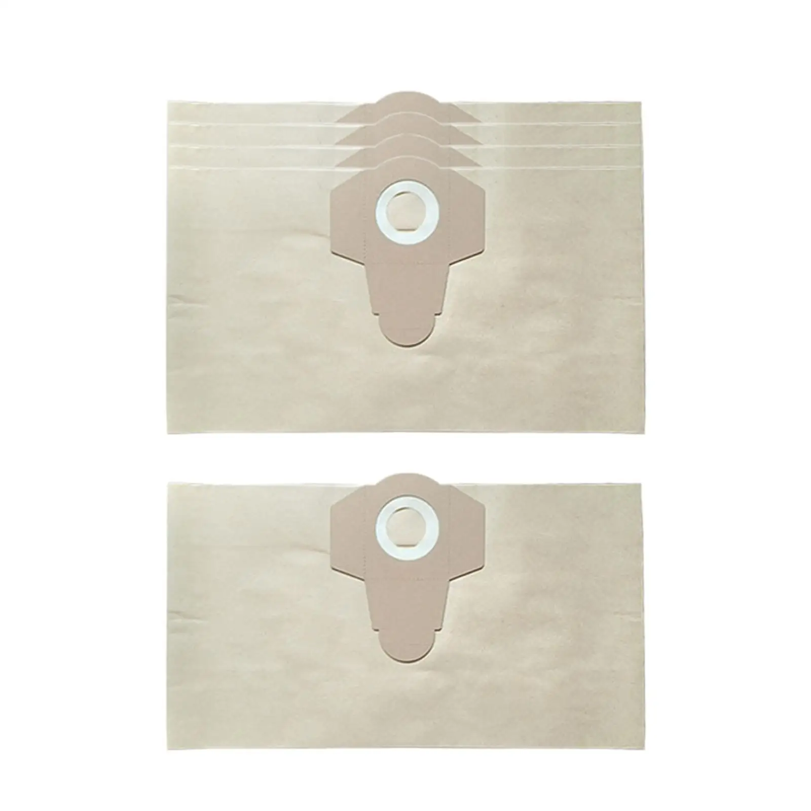 5x sacos de aspirador de pó molhado e seco sacos de papel peças substituição saco de coleta de poeira para remoção do cabelo 15l