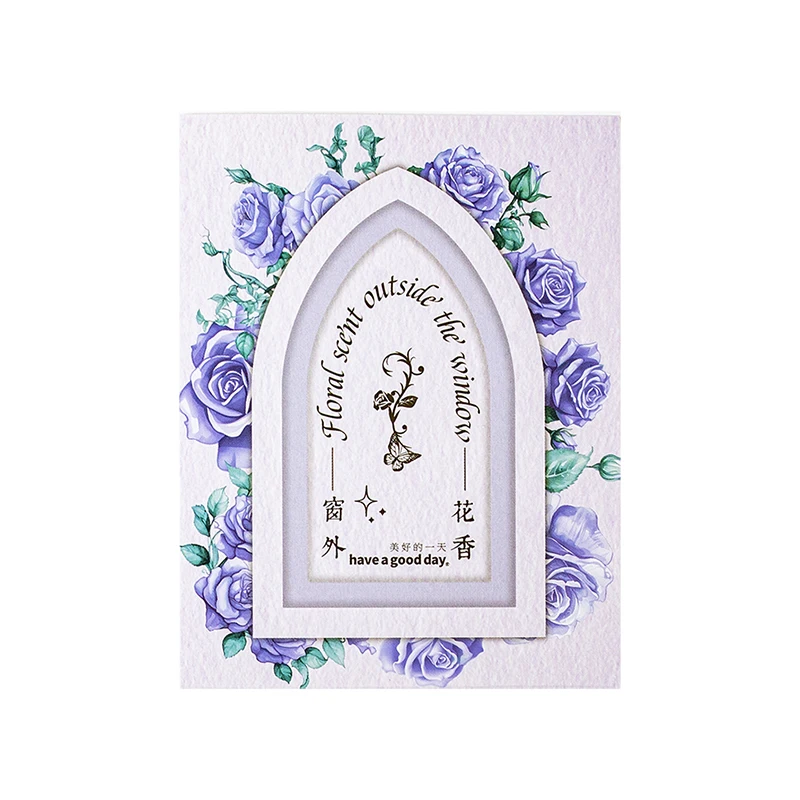 10 pcs/pack PET laser Stickers aesthetic hand made Adhesive Diy Sticker Decorative Scrapbooking Adhesive Diy Sticker