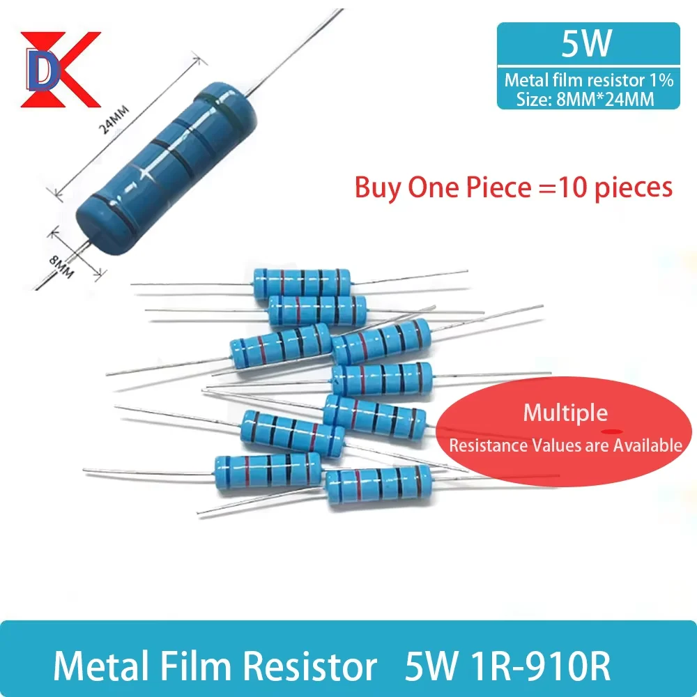 5W Metal Film Resis…