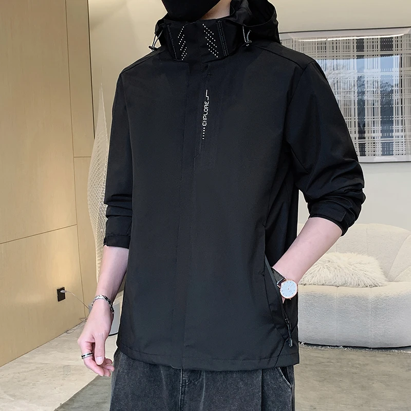 

Mens Lightweight Windproof Fleece Hooded Jacket For Cycling Camping Hiking Outdoor Activities 2025 Trend