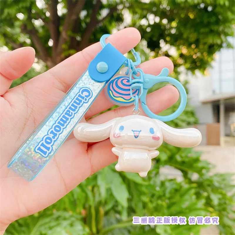 Cinnamoroll Kuromi Anime Kawaii Sanrio Bag Decoration Accessory Cute Hangyodon My Melody Hanging Keychain Pendant Gifts Toys