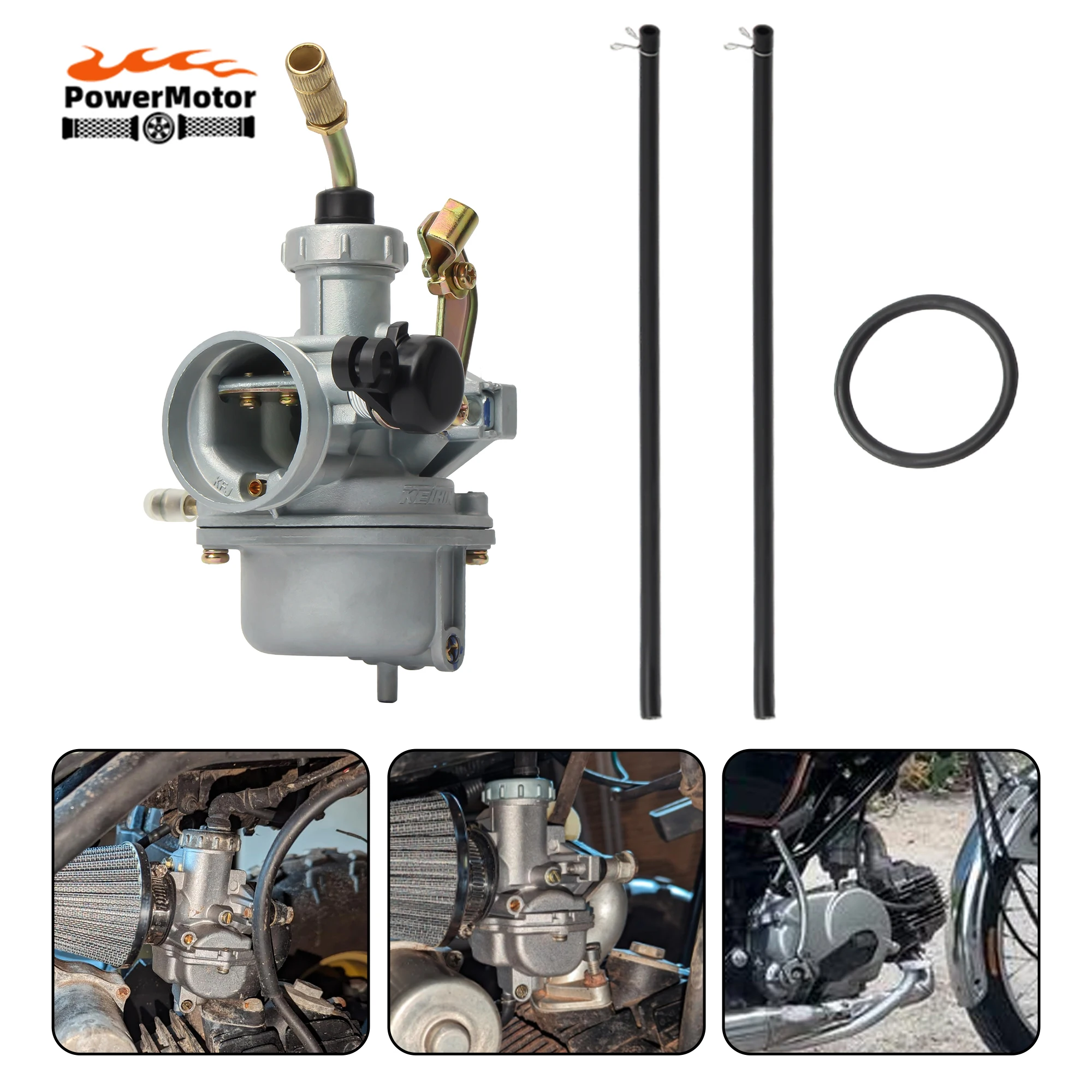 

Enduro Motorcycle Carburetor PZ22 22mm Carburetor For 125cc KAYO Apollo Bosuer Xmotos Dirt Bike Motocross Engine Modified Parts