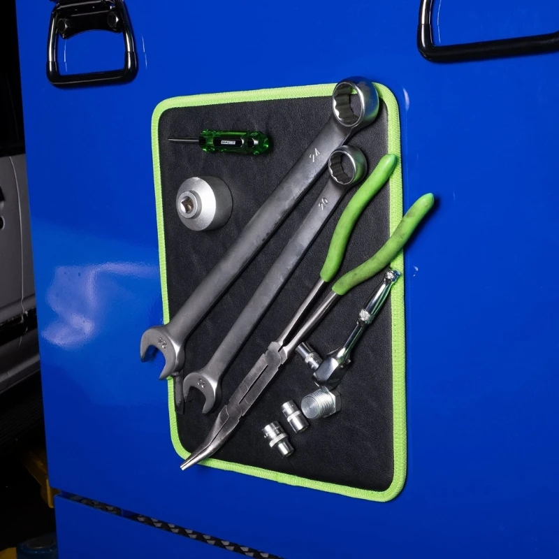 Flexible Tool Mat and Holder Tool Pad and Mechanic Trays Strong Magnets for Workshop Garages