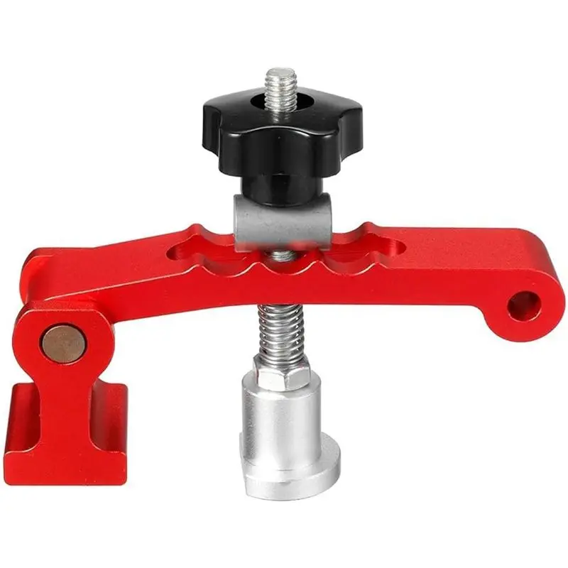 DT17 Woodworking T-Track Hold Down Clamps - 20mm Bench Dog for Workbench Hole Clamps, Aluminum Alloy, Precise Positioning