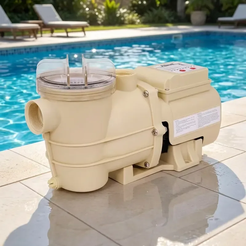 STROVAN J01804TMR 0.25HP Compact Timer Pool Pump 115V 60Hz ETL Listed Ultra Quiet 1.5 Inch for Small Pool Waterfall