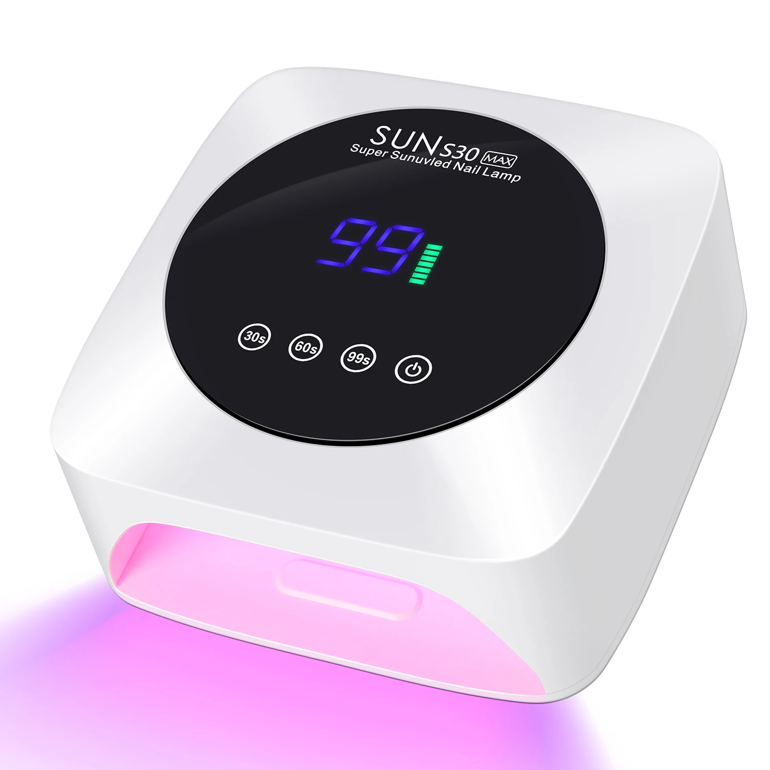 

Профессиональная лампа для ногтей: 57 светодиодных бусин, 3 таймера, интеллектуальный датчик и функция Power Bank — перезаряжаемая УФ/светодиодная лампа для отверждения гель-лака