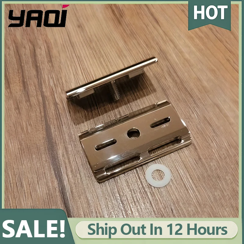 tete-de-rasoir-polie-en-acier-inoxydable-yaqi-ghost-90sb-316-avec-ecart-de-lame-de-090mm-longueur-43mm-et-largeur-de-25mm-pour-le-rasage-de-precision