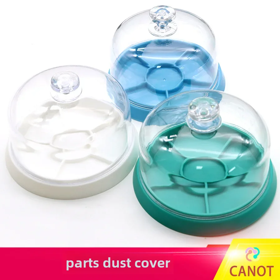 Herramientas de reparación de relojes, piezas de movimiento, reparación y mantenimiento, cubierta antipolvo, caja a prueba de polvo