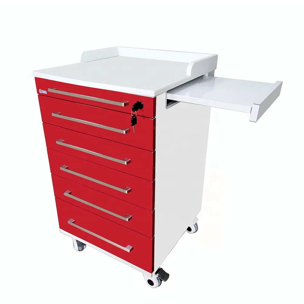 Anteeth Custom Stainless Steel Portable Dental Clinic Cabinet Mobile Hospital Dental Cabinet Furniture