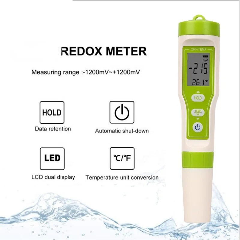 Swimming Pool Water Quality Test Digital Pen Temperature Meter Tester Portable