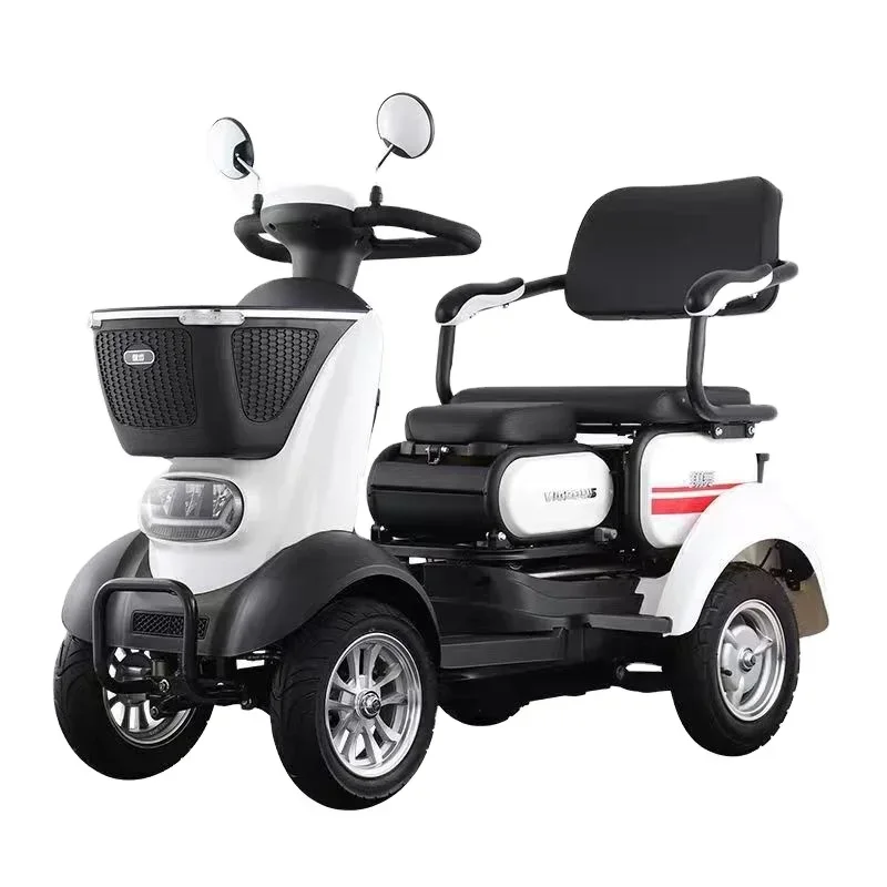 

Travel 4 Wheels Elderly Electric Scooter Disabled Handicapped Folding Mobility Scooter For Seniors