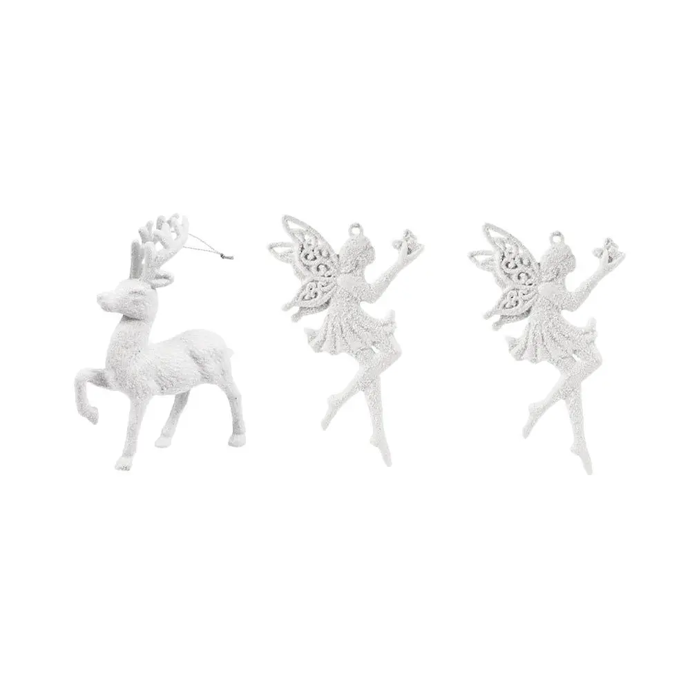 

3 Pcs Christmas Tree Pendant Decorations Pine Indoor Ornaments Hanging Decors Festive