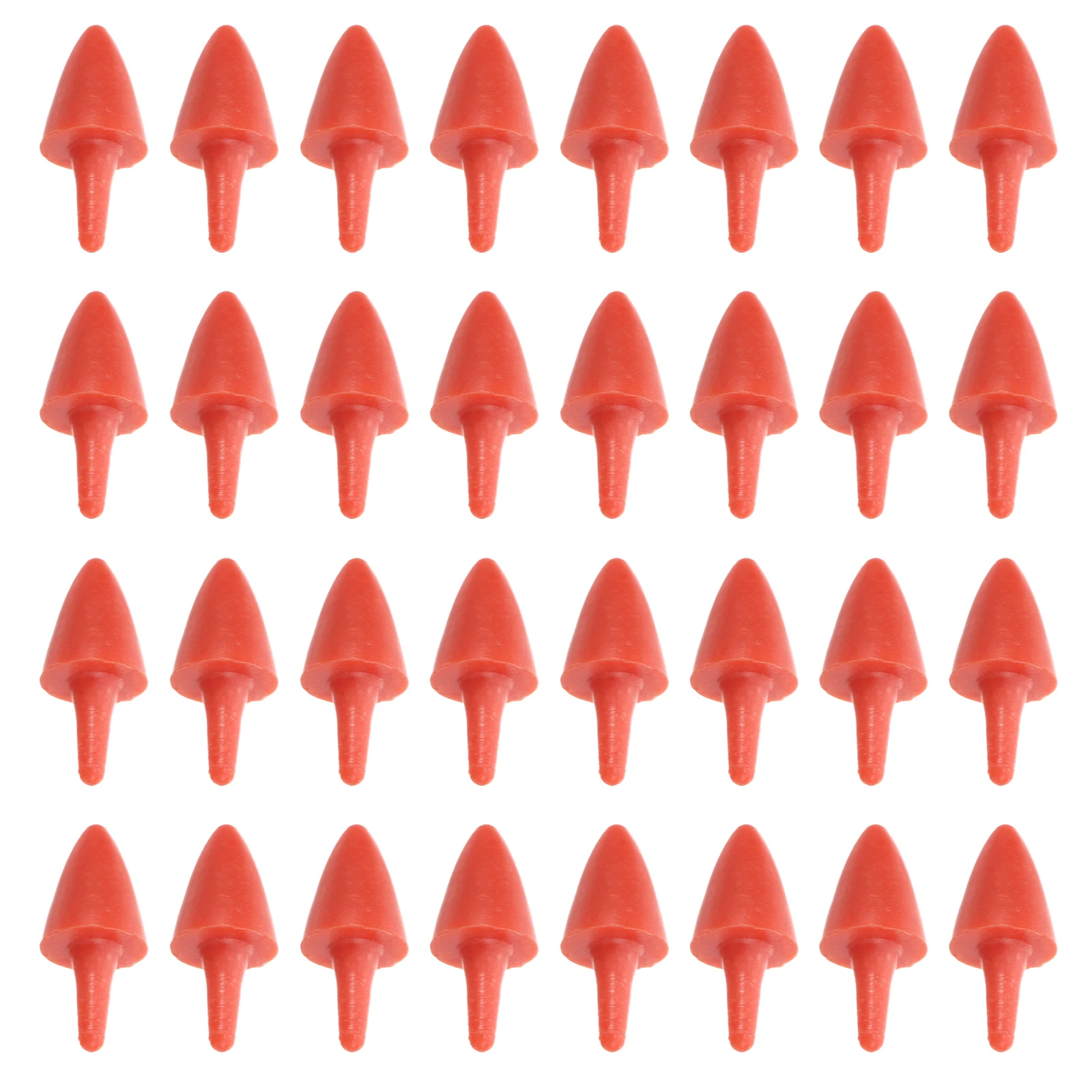 

100pcs Snowman Nose Toy Carrots PVC Decorations Christmas Safety Craft Supplies Mini Accessories Build DIY Project