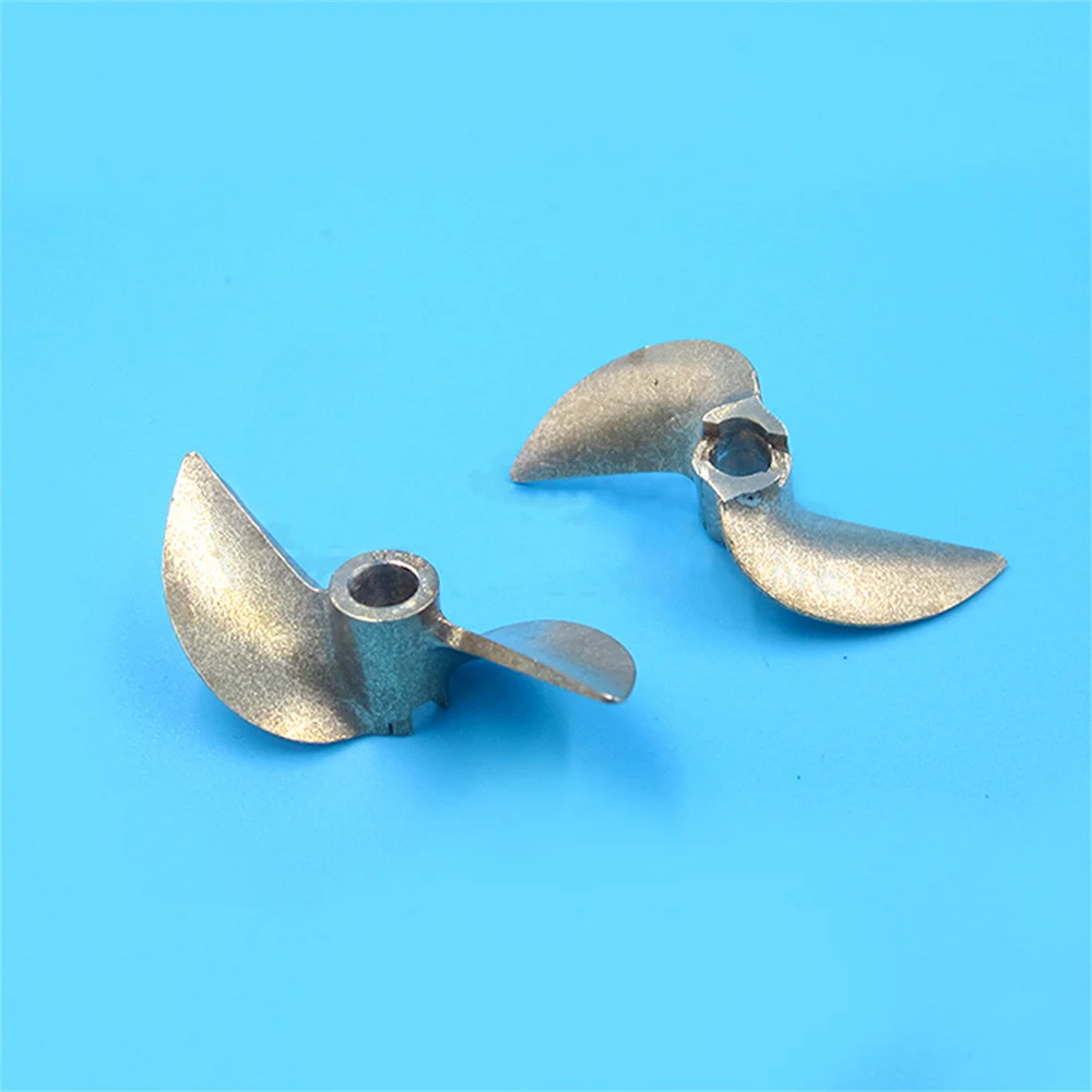 قطر 42-48 مللي متر شفرة الصفصاف TypeTwo-blade النحاس Oar 108/208 النحاس Oar ل RC قارب كهربائي نيترو قارب O قارب