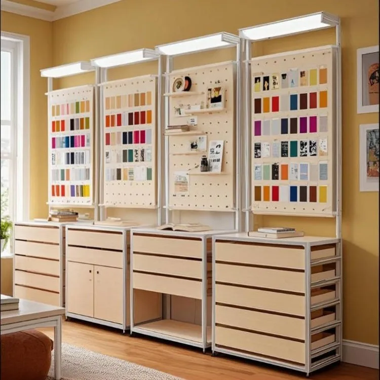 Birch ocean plate aluminum profile rack, floor-to-ceiling storage drawer display storage cabinet, crevice layered rack