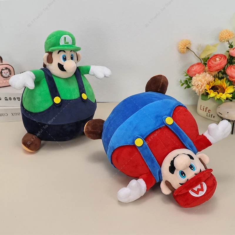 Cartoon Plush Toys Elephant Mario Luigi Bowser Balloon Mario Luigi Trottin\' Piranha Plants Hoppo Snail Fire Spike Doll Toy