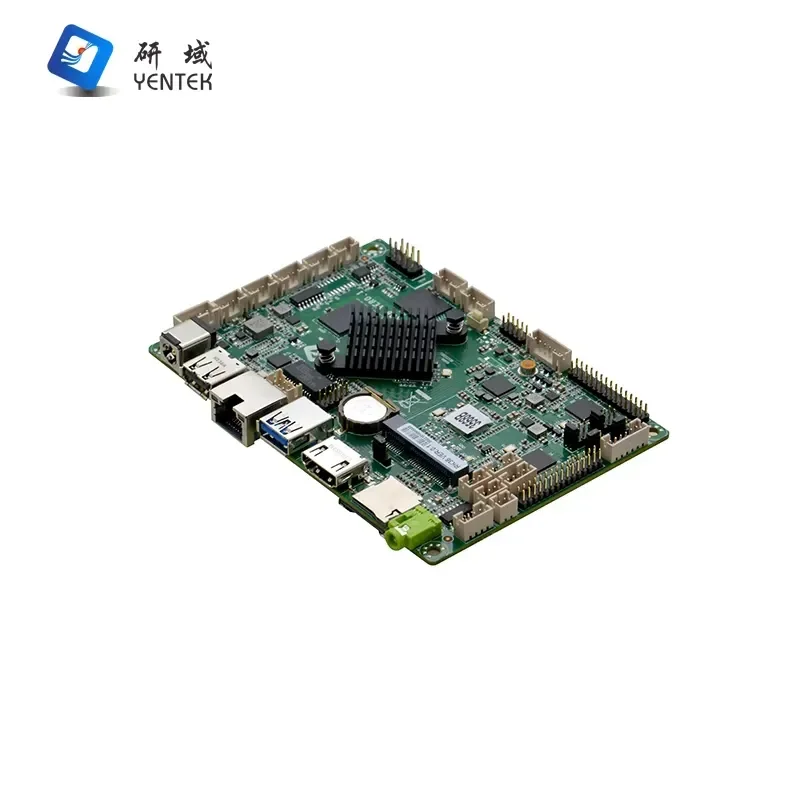 BOLRZO Rockchip RK3568B2 Quad Core LPDDR4 2G 4G EMMC 16G 32G 2 COM LAN Android Ubuntu Debian TF SIM fanless arm main board