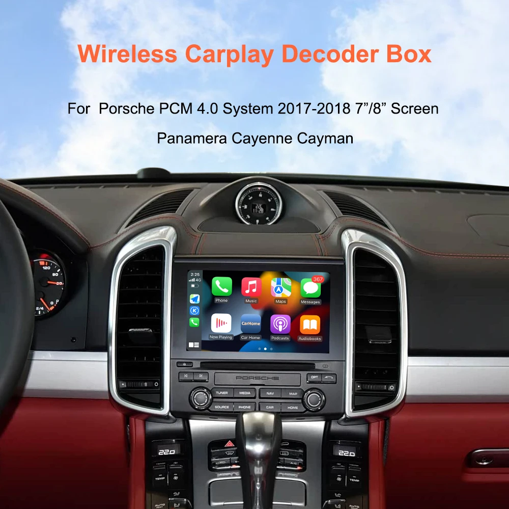 Bonroad OEM-Bildschirm-Upgrade-Modul für Porsche Cayenne Cayman Panamera PCM 4.0 2017-2018 Wireless Carplay Android Auto Interface – Detail 1