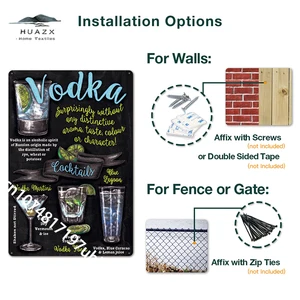 Metal tin menu kitchen plates, wall art decor, menu, ice cream, hamburger, restaurant, fast food, store plate, vintage posters, restaurant 8 Main Sales Menu Menu - №8