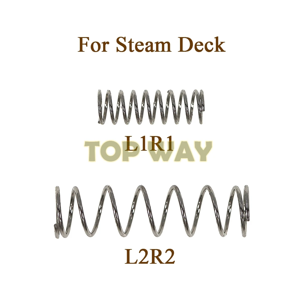 10 шт. для консоли Steam Deck L1 R1 L2 R2 триггерная кнопка пружинные металлические пружины L1R1 L2R2 запасные части для ремонта аксессуары