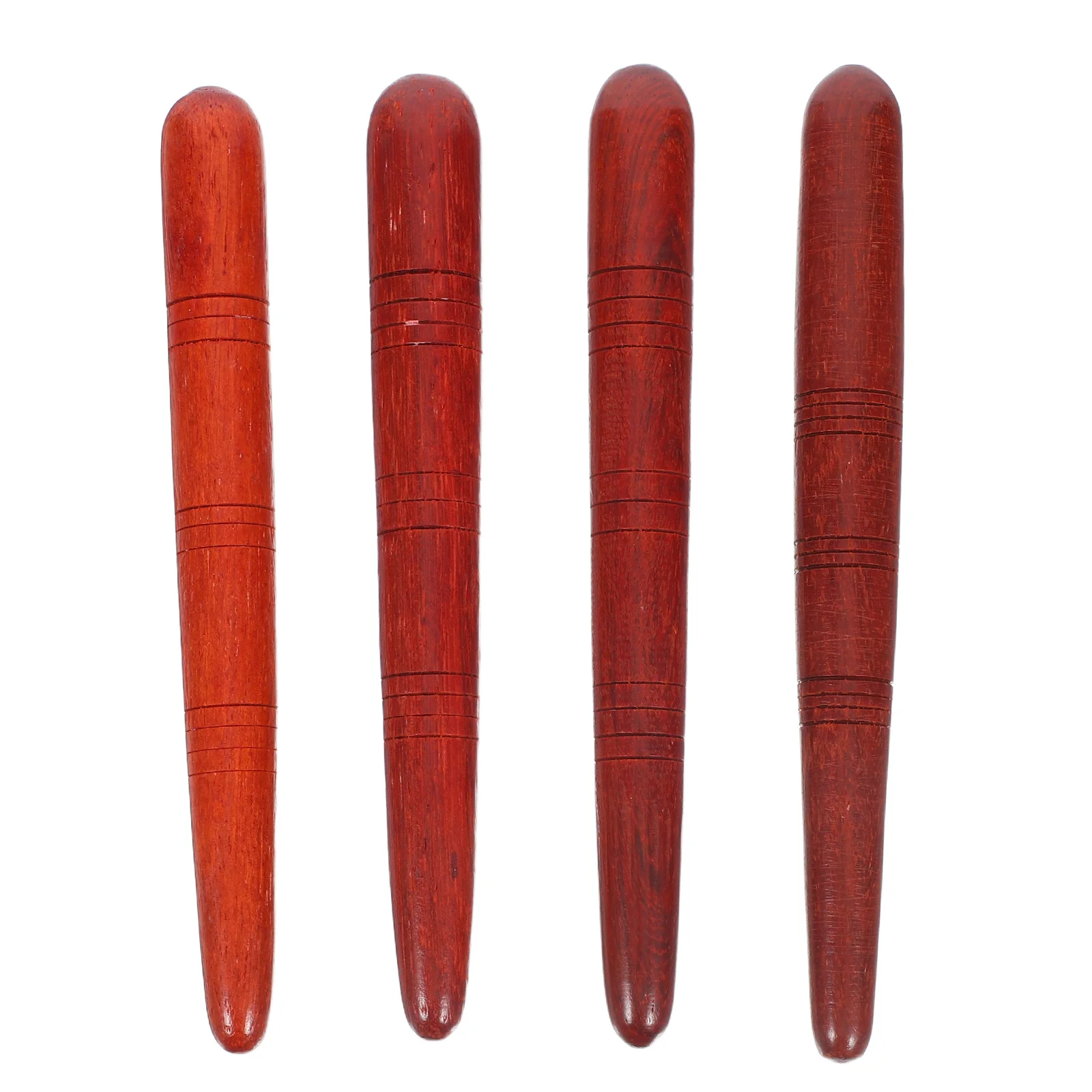 

4Pcs Acupoint Massage Pens Wooden Manual Fitness Body Massager Lightweight Trigger Point Care Tools Acupressure Pen